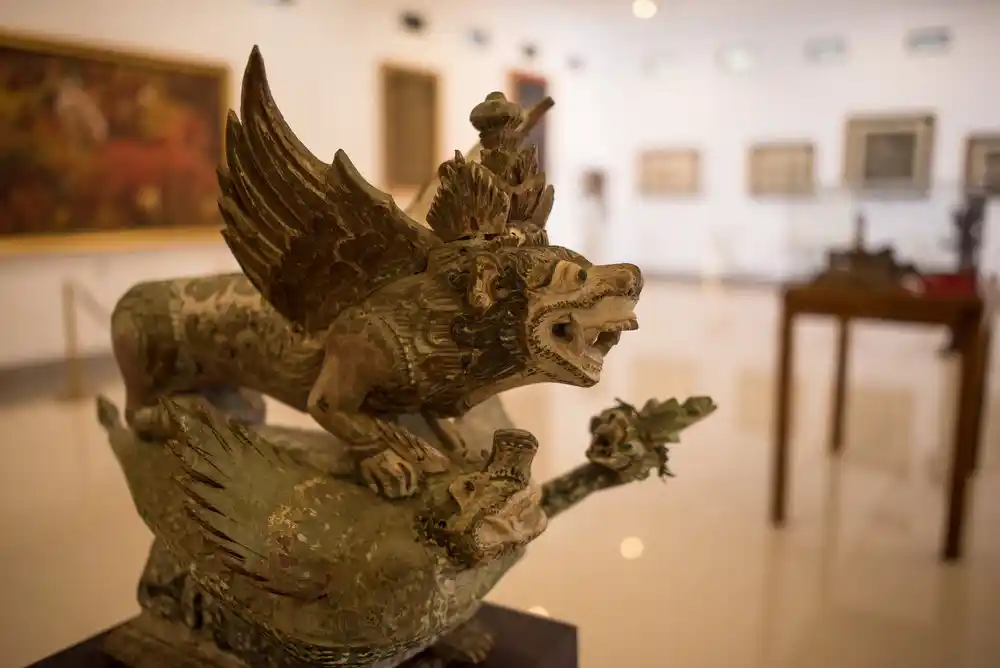 statue at museum pasifika bali